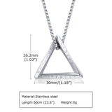 Necklaces Twisted Mobius Triangle - ProDeco