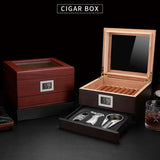 Glass top Cigar Humidor Digital