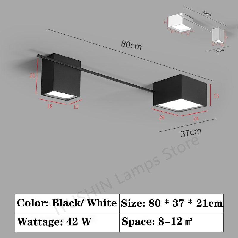 Black Led Modern Ceiling Light - ProDeco