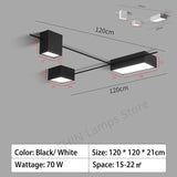 Black Led Modern Ceiling Light - ProDeco