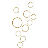 Chandelier Modern Gold Bubble Drops - ProDeco