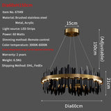 Chandelier Round Luxury lighting FS - ProDeco