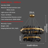 Chandelier Round Luxury lighting FS - ProDeco
