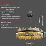 Chandelier Round Luxury lighting FS - ProDeco