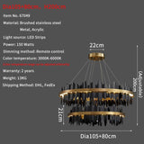Chandelier Round Luxury lighting FS - ProDeco