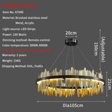 Chandelier Round Luxury lighting FS - ProDeco