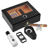 Cigar Humidor With Hygrometer Set - ProDeco
