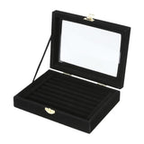 Double-Layer Velvet Jewelry Storage Box - ProDeco