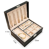 Double-Layer Velvet Jewelry Storage Box - ProDeco