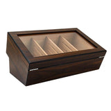 Glass Top Cigar Display Humidor With Divider - ProDeco