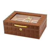 Home Cigar Humidor Leather Cedar Wood - ProDeco