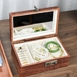 Luxury Carved Password Jewelry Storage Organizer - ProDeco