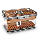 Transparent Cigar Humidor With Hygrometer - ProDeco