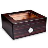 Wood Glass Humidor for 25-50 Cigars - ProDeco