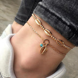 Anklets Bohemian Shell Heart Summer - ProDeco