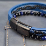 Beaded Bracelets Blue lapis Multilayer - ProDeco