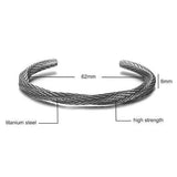 Bracelets Bangle Retro Titanium - ProDeco