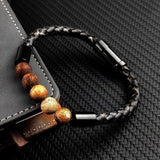 Bracelets Volcanic Stone Leather - ProDeco
