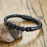 Bracelets Volcanic Stone Leather - ProDeco