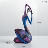 Creative Colorful Abstract Figure Sculpture FS - ProDeco