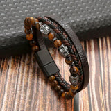 Cross Charm Mutilayer Leather Bracelet - ProDeco