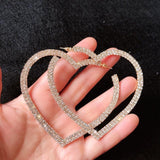 Earrings Big Heart Crystal - ProDeco