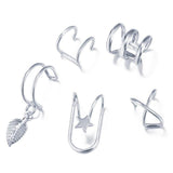 Earrings Gold Star Leaves - ProDeco