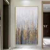 Handmade Abstract Vertical Painting - ProDeco
