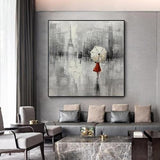Handmade Lonely Abstract Painting - ProDeco
