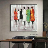 Handmade Oil Painting The Walk - ProDeco