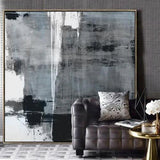 Handmade Painting Abstract Shades of Grey - ProDeco