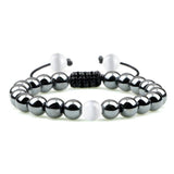 Hematite Beads Health Protection Braided Bracelet - ProDeco