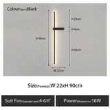Long bedside lamp decoration - ProDeco