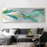 Modern Abstract Feather Painting - ProDeco
