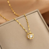 Necklace Zircon Mermaid Heart Butterfly - ProDeco
