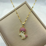 Necklace Zircon Mermaid Heart Butterfly - ProDeco