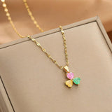 Necklace Zircon Mermaid Heart Butterfly - ProDeco