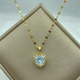 Necklace Zircon Mermaid Heart Butterfly - ProDeco