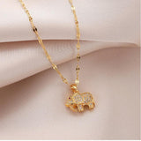 Necklace Zircon Mermaid Heart Butterfly - ProDeco