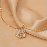 Necklace Zircon Mermaid Heart Butterfly - ProDeco