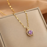 Necklace Zircon Mermaid Heart Butterfly - ProDeco