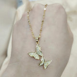 Necklace Zircon Mermaid Heart Butterfly - ProDeco