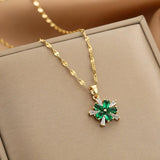 Necklace Zircon Mermaid Heart Butterfly - ProDeco