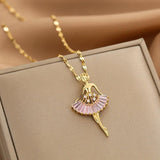 Necklace Zircon Mermaid Heart Butterfly - ProDeco
