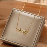 Necklace Zircon Mermaid Heart Butterfly - ProDeco