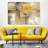 Painting Canvas Yellow Abstract - ProDeco