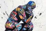 Painting Thinker Graffiti Art - ProDeco