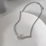 Peach Heart Water Drop Pendant Necklace - ProDeco