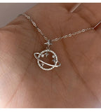 Planet Star Zircon Necklace - ProDeco