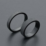 Rings Couple Black Titanium Matte - ProDeco